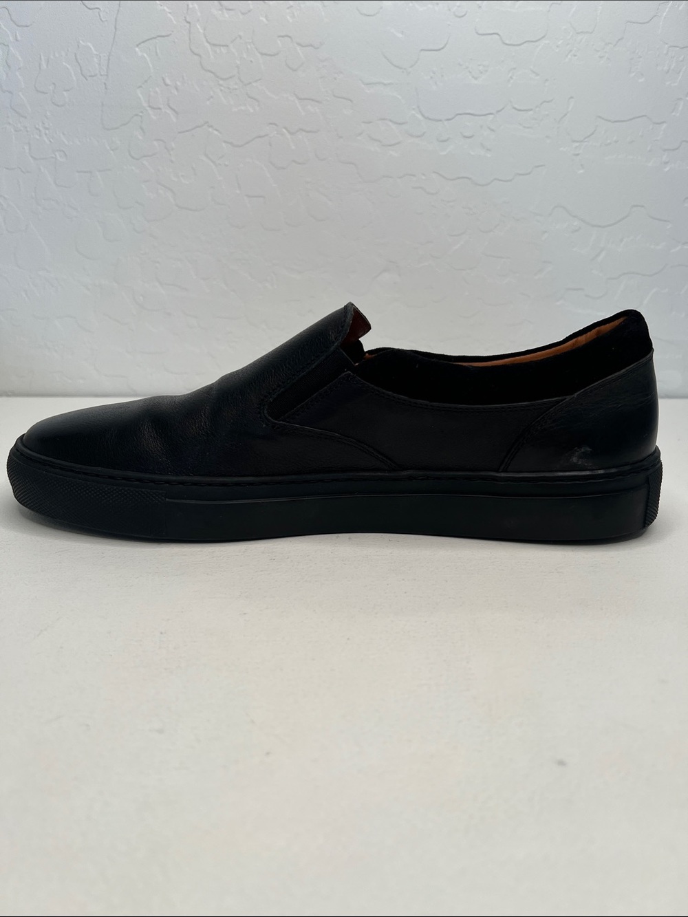 Frye Owen Gore 80017 Mens Black Leather Slip On Casual Loafers Shoes size 10 - Picture 2 of 14